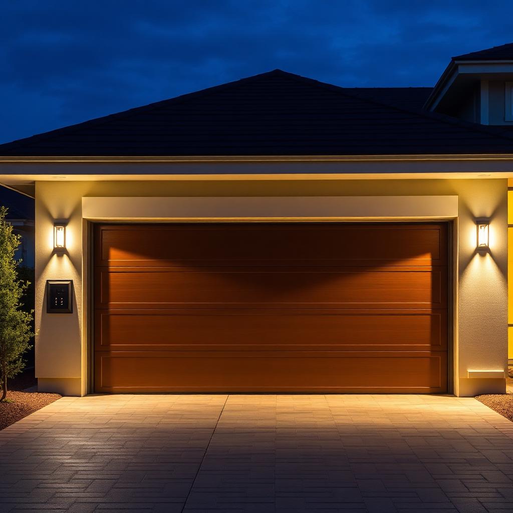 Security Lighting: Protecting Your Family - Garage door article
